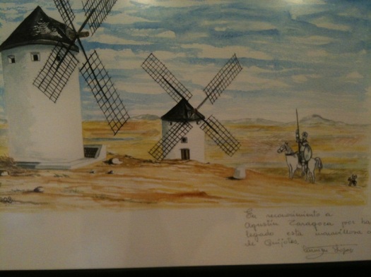Don Quixote painting
